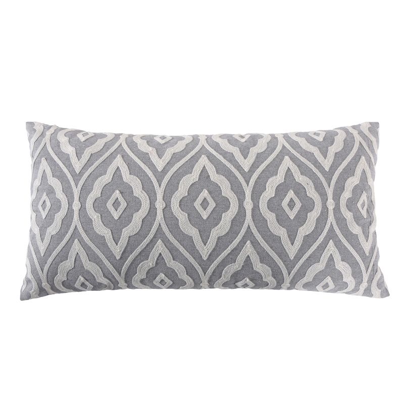 Tamsin Grey Geometric Decorative Pillow - Levtex Home, 1 of 4