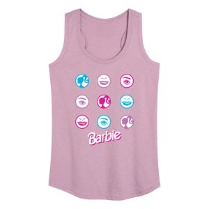 Women's - Barbie - Iconic Features of Barbie Graphic Racerback Tank - 1 of 4