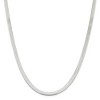 Black Bow Jewelry 5.25mm, Sterling Silver Solid Herringbone Chain Necklace - 3 of 4