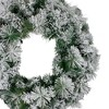 Northlight Flocked Somerset Spruce Artificial Christmas Wreath - 24-Inch, Unlit - 4 of 4