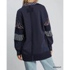 Women's Floral Multi Rugby Oversized Top - umgee - 3 of 3