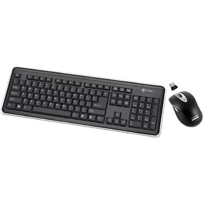 I-Rocks RF-6577L Keyboard and Mouse - USB Wireless RF Keyboard - USB Wireless RF Mouse - Laser - 1600 dpi