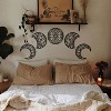 Lunation Metal Wall Art - Moon Phase Decor, 5-Piece Set - 3 of 4