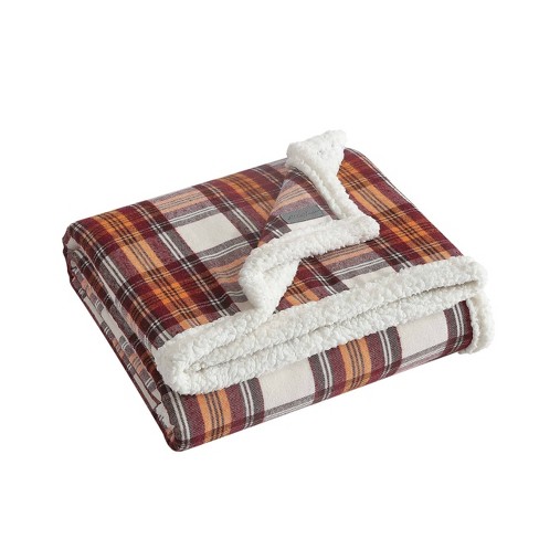 Eddie bauer plaid online throw