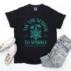 Simply Sage Market Women's Season To Sparkle Short Sleeve Garment Dyed Tee - 3 of 4