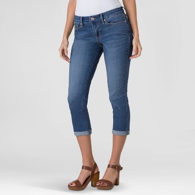 levi denizen cropped jeans