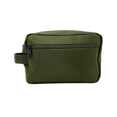 Wild Trail - Olive Green Canvas Toiletry Bag