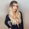 Jessie's Wig 26 Inch Long Wavy Synthetic Wigs Blonde With Dark Roots 1 Pc/Pack - 2 of 4