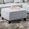 NicBex Modern 28" Rectangle Ottomans Wood Footstools with Cushioned Top for Bedroom and Living Room - 2 of 4