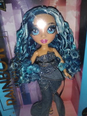 Rainbow High Doll Blue Skyler Skylar Bradshaw Articulated W/ Blue