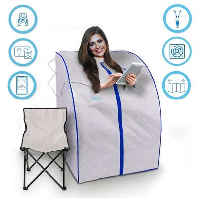 SereneLife Oversize Portable Infrared Home Spa Sauna