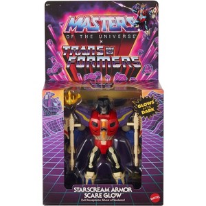 Masters of the Universe Origins & Transformers Starscream Armor Scare Glow Action Figure, MOTU Toy - 1 of 4