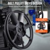 VEVOR Air Compressor Pump Head, 3HP 5.8CFM @ 90PSI, Twin Cylinder Oil Lubricated Air Compressor Piston Pump Head, with Max. 116PSI Pressure,Black - 4 of 4