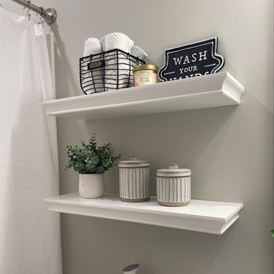 Traditional Wall Shelf White - Threshold™ : Target