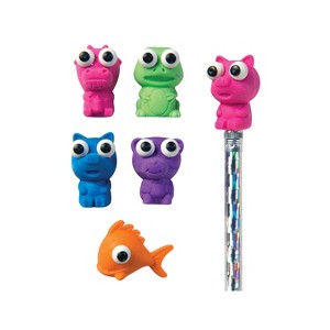 Geddes Here's Looking At You Eraser Toppers - 50 per bag - 1 of 4
