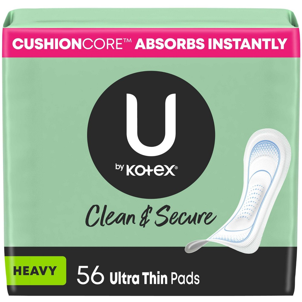 UPC 036000030532 product image for U by Kotex Clean & Secure Heavy Ultra-Thin Feminine Fragrance Free Pads - Unscen | upcitemdb.com