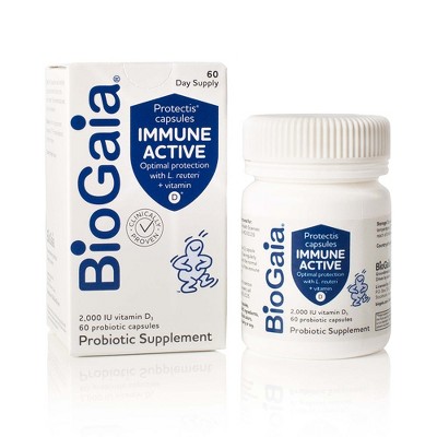 BioGaia Immune Active - Probiotic Capsules 60ct