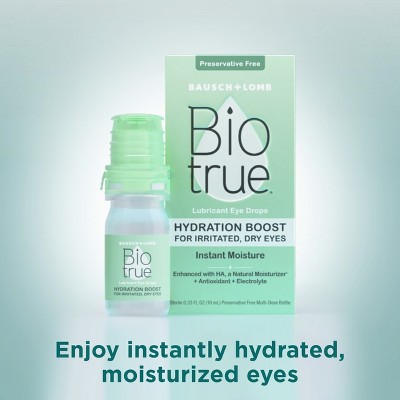 Biotrue - Brandclub - Biotrue Hydration Boost Preservative Free Eye Drops  for Dry Eyes and Lubricant