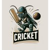 Cricket Sport Batsman Adult Long Sleeve Hoodie - 2 of 3