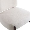 CAVINAS 25.5" Modern Boucle Accent Chair with Solid Wood Frame, Minimalist Lounge Armchair for Living Room, Bedroom, Office - 3 of 4