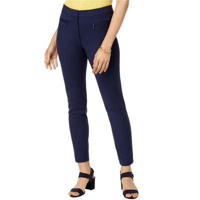 maison Jules Womens Zip Pocket Casual Trouser Pants