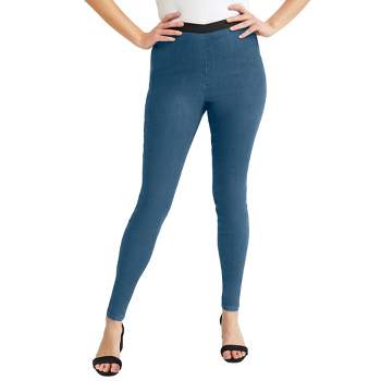AVENUE | Women's Plus Size Supima® High Rise Legging Navy - tall- 26W/28W