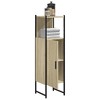 CLIHOME Freestanding Industrial Bathroom Storage Cabinet, Engineered Wood & Metal Stylish Storage Solution 65.4 in Height Ample Capacity - 4 of 4