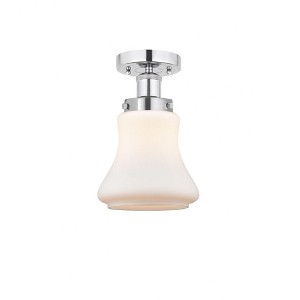 Bellmont - 1 Light Semi-Flush Mount In Industrial Style-8.25 Inches Tall and 6.5 Inches Wide - 1 of 1