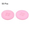 Unique Bargains Resin Craft Snap Round Flat 4-Hole Sewing Buttons 50 Pcs - 3 of 4
