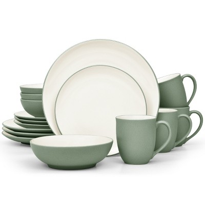 Noritake Colorwave Green 16-piece Coupe Dinnerware Set, Service For 4 ...