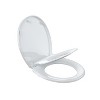 CuisinSmart 17"/19" Toilet Seat, Quick-Attach Hardware with Grip-Tight Bumpers, Quick-Release, Slow-Close Toilet Seat - 2 of 4