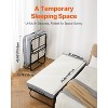 VEVOR Rollaway Bed, 31 in x 75 in Folding Bed with 4 in Mattress, Twin Size Foldable Bed with Sturdy Metal Frame & Memory Foam Mattress - 3 of 4