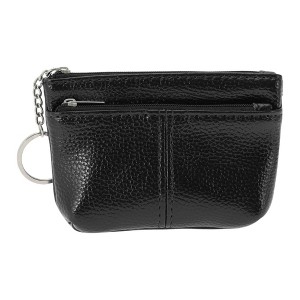 Unique Bargains Mid-Line Two Zipper Pocket Coin Purse Wallet 1 Pc - 1 of 4
