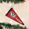 Old World Christmas Blown Glass Ornament for Christmas Tree, Wisconsin Badgers Pennant - 2 of 4