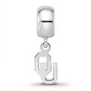 Black Bow Jewelry Sterling Silver Oklahoma Sooners NCAA Bead Charm - 2 of 4