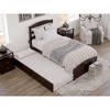 AFI Furnishings Warren Platform Bed TXL with Footboard & TXL Trundle ES - 2 of 4