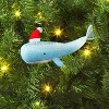 Christmas Fabric Whale with Hat Ornament - Wondershop™ - 2 of 3