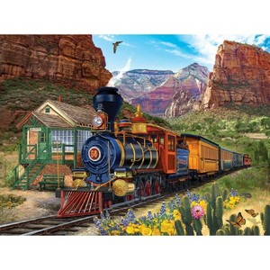 Sunsout Stopping at Dry Gulch 300 pc   Jigsaw Puzzle 31503 - 1 of 4