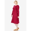 Woman Within Women's Plus Size Rib Knit Sweater Dress - image 4 of 4