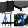 4-Tier Ladder Bookshelf, A-Shaped Ladder Bookcase - Space-Saving Storage Organizer for Plants & Decor, Sturdy PB Board for Bedroom - 3 of 4