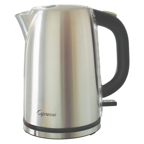 Capresso H2o Steel Electric Water Kettle Stainless Steel 27705