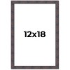 PosterPalooza | Slim Profile Brown Picture Frame - UV Acrylic, Foam Board Backing, Hanging Hardware - 2 of 4
