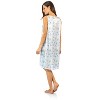 Casual Nights Women's Floral Lace Tricot Sleeveless Nightgown - 3 of 3
