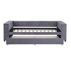Twin Size Upholstered Bed with Storage and Twin Size Trundle - 4 of 4