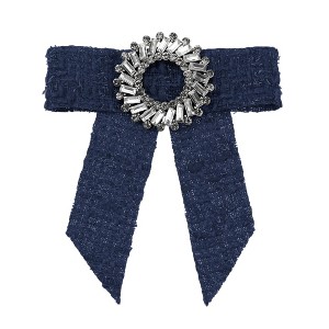 Elerevyo Women's Accessories Ribbon Bowknot Brooches Bowtie 1 Pc - 1 of 4