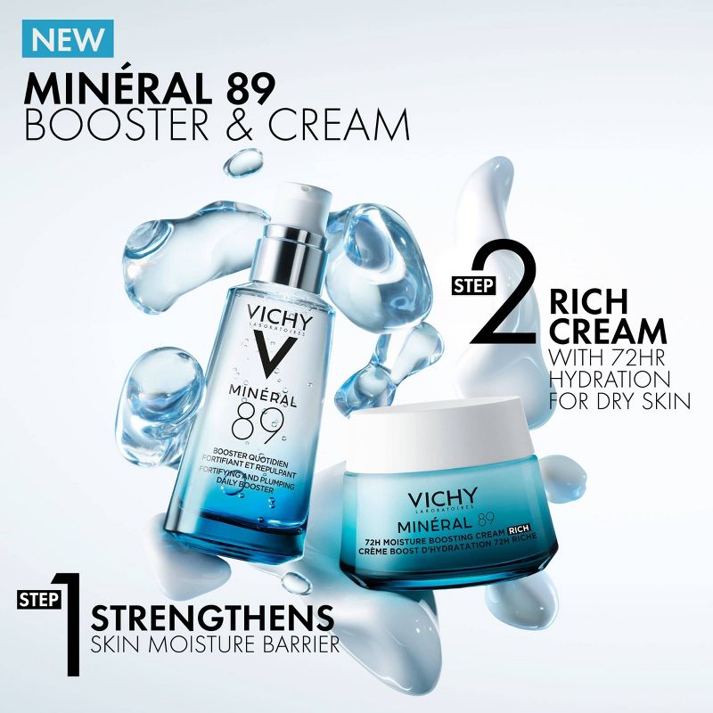 Vichy Mineral 89 Rich Face Cream - 1.69oz, 5 of 11