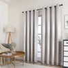 Kate Aurora 1 Piece Riyadh Light Filtering Grommet Top Embossed Diamond Jacquard Window Curtain Panel - 4 of 4