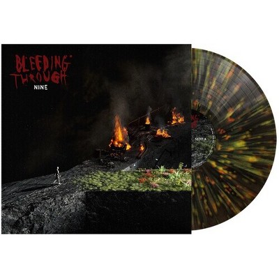 Bleeding Through - Nine - Forest Green Orange & Yellow Splatter (Colored Vinyl Green Orange Yellow Splatter)