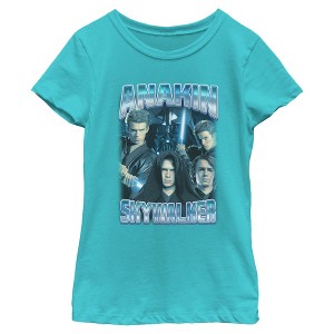 Girls Star Wars Anakin Skywalker Collage T Shirt - 1 of 4