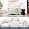 NicBex Oversized Swivel Armchair, Modern Single Sofa Lounge Chair with Padded Seat for Bedroom & Living Room - 4 of 4